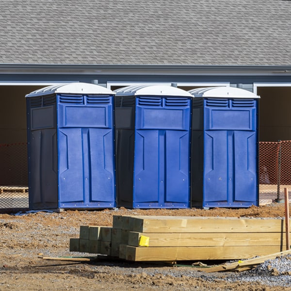 how do you dispose of waste after the portable restrooms have been emptied in Oro Valley